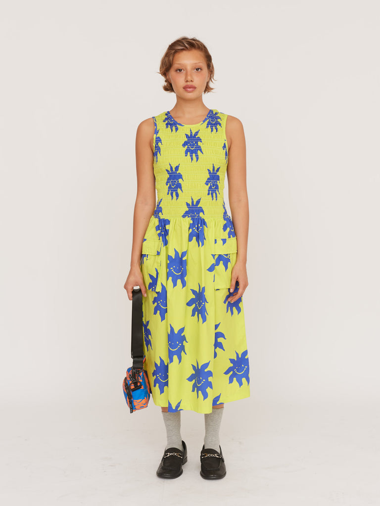 Sunny Shirred Dress Lazy Oaf Sunny Shirred Dress Lazy Oaf