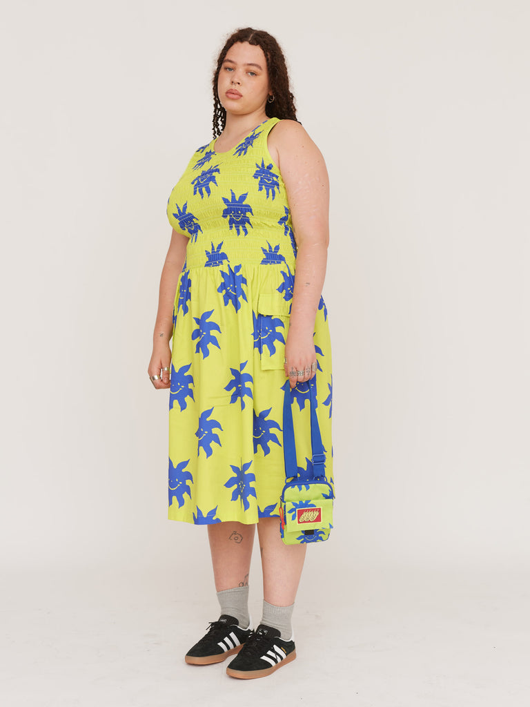 Sunny Shirred Dress Lazy Oaf Sunny Shirred Dress Lazy Oaf