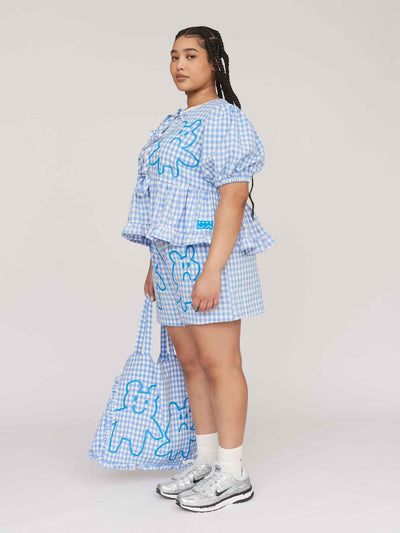 Grin and Bear It Gingham Top