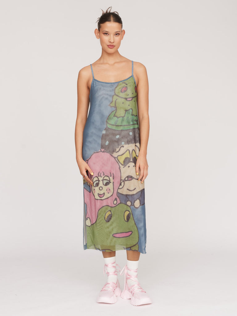 lazy oaf daisy chain mesh dress Lazy Oaf Daisy Chain Smock Dress