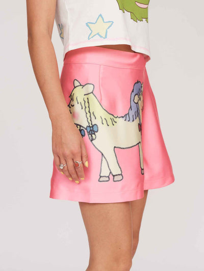 Pony Up Mini Skirt