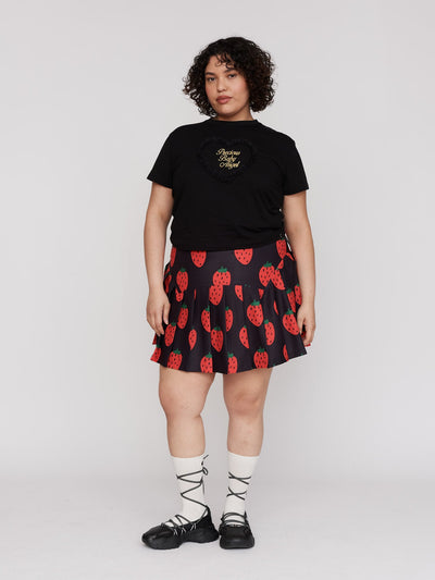 Picking Strawberries Mini Skirt