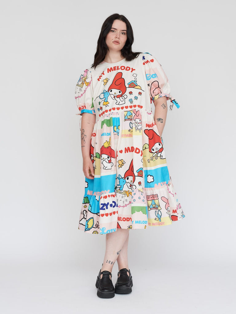 LO - My Melody Patchwork Smock Dress – Lazy Oaf