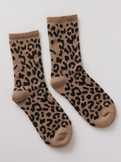 Happy Sad Leopard Socks