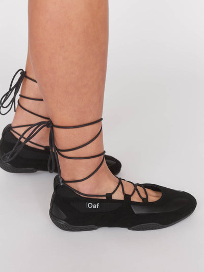 Black Slimbo Ballet Sneakers