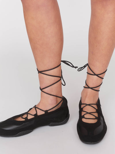 Black Slimbo Ballet Sneakers