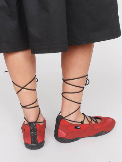 Red Slimbo Ballet Sneakers