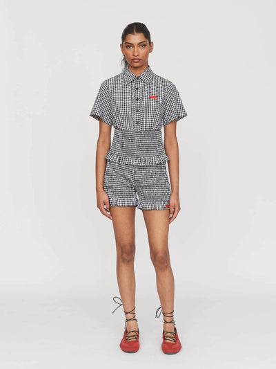 model:Kerethika wears size 8 and is 5’ 7”