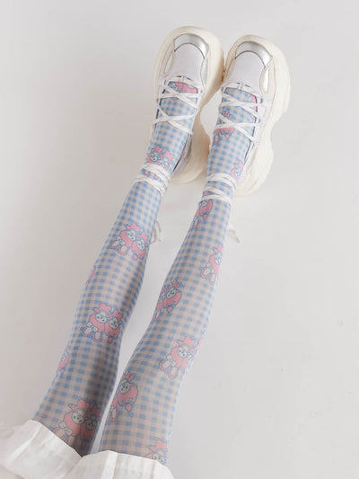 Monchhichi x Lazy Oaf Tights