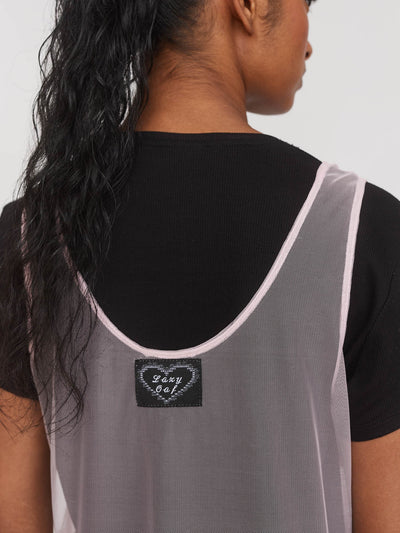 Pink Tulle Chuck On Dress