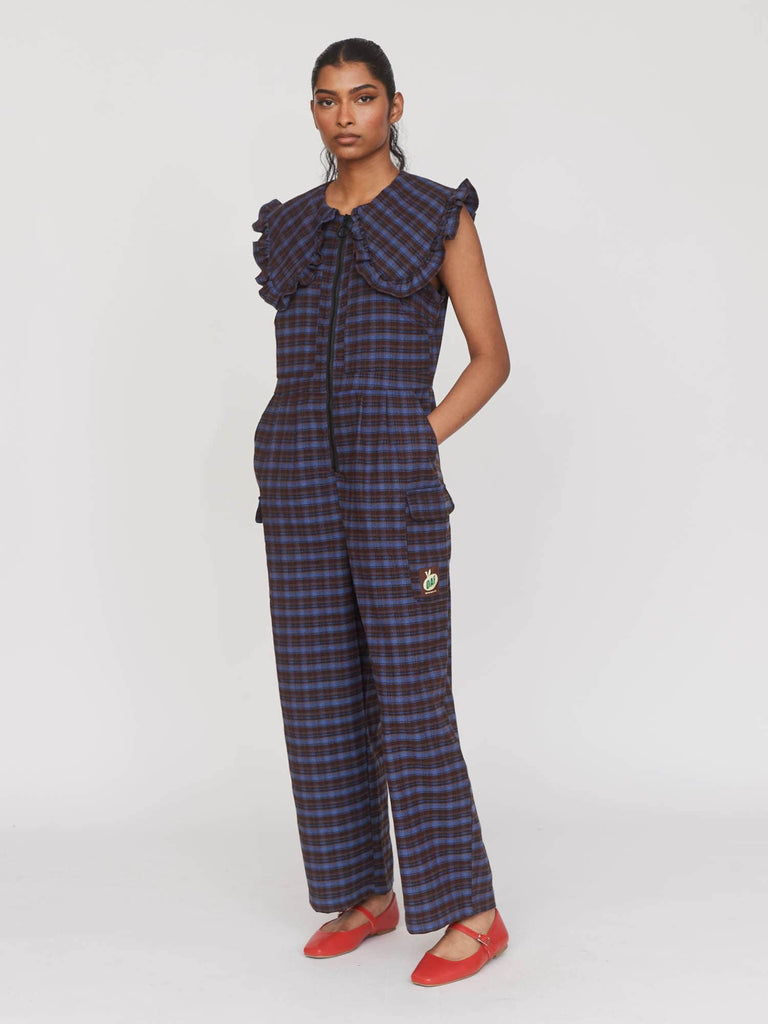 Oaf So Good Big Collar Gilet Jumpsuit – Lazy Oaf