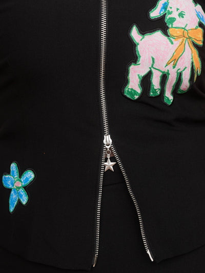 Little Lambs Zip Up Top