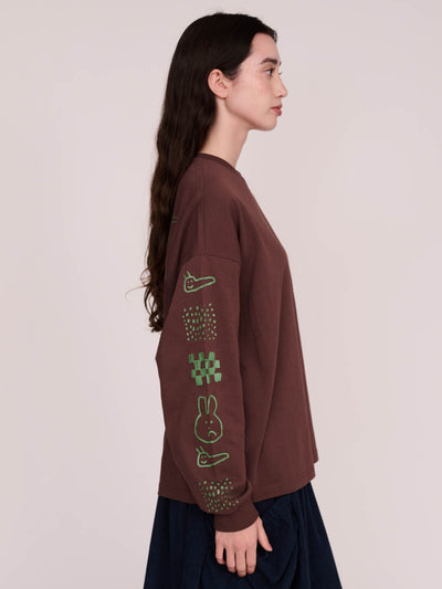 model:Winnie wears size S and is 5’9