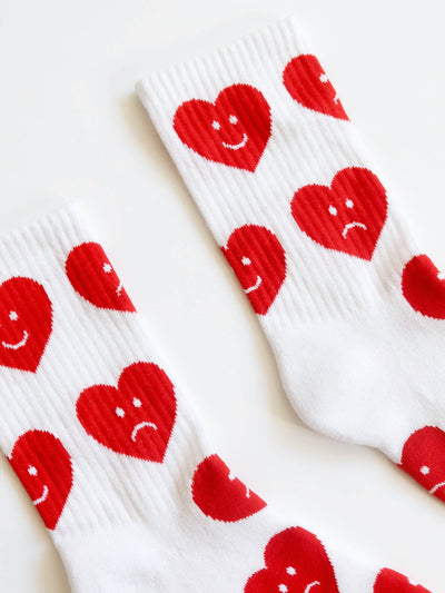 Oaf Heart White Socks