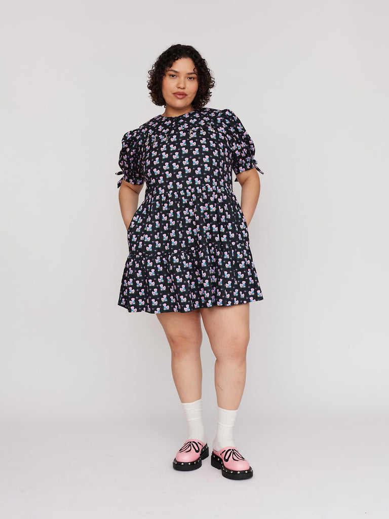 Charming Cat Smock Dress – Lazy Oaf