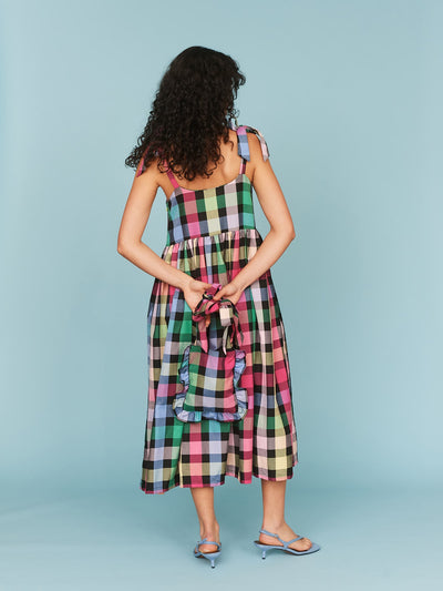 Checkmate Bow Strap Dress