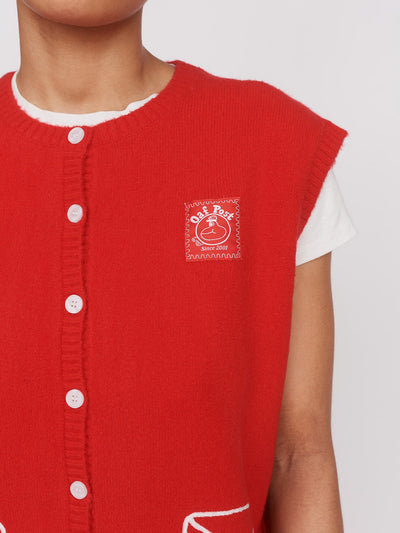 Sealed And Delivered Knitted Vest