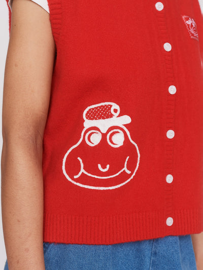 Sealed And Delivered Knitted Vest