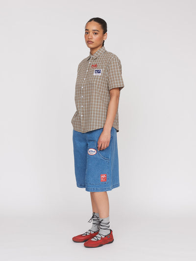 model:Irie B wears size S and is 5’9”