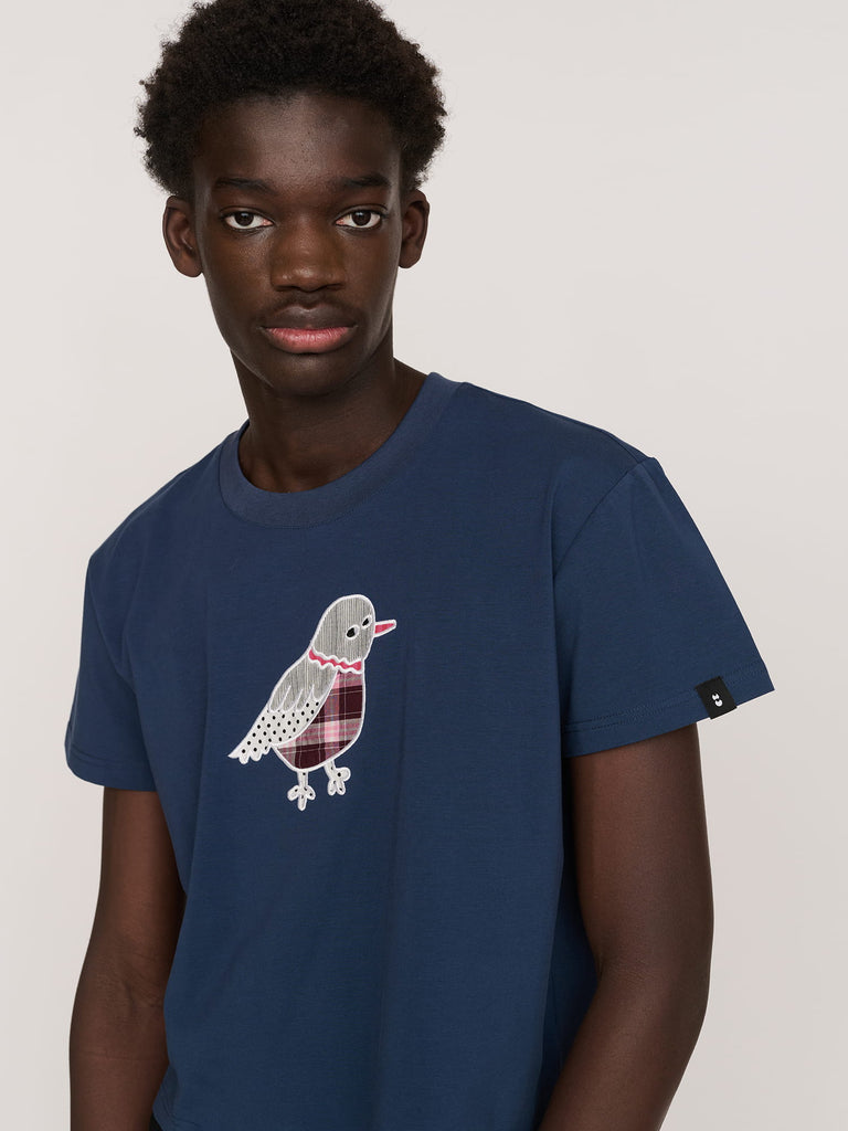 Applique Pigeon T-shirt – Lazy Oaf