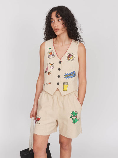 model:Seren wears size S and is 5’8”