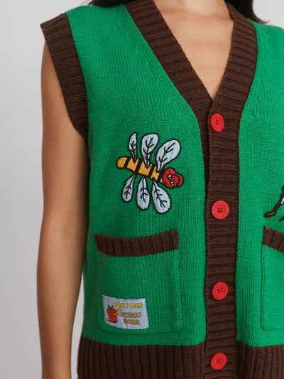 Outsiders Division x Lazy Oaf Knitted Vest