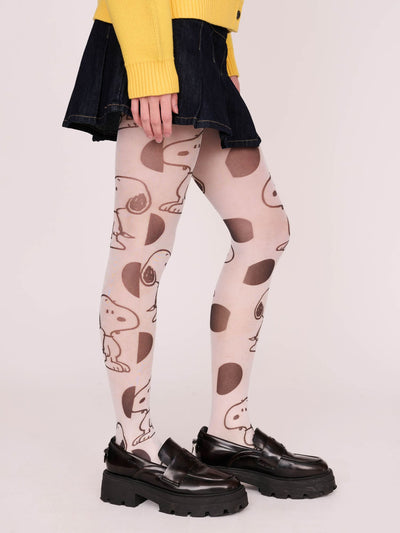 Lazy Oaf x Peanuts Snoopy Spot Tights