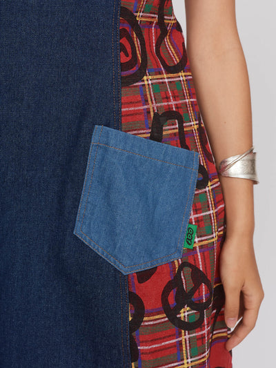Double Denim Dress