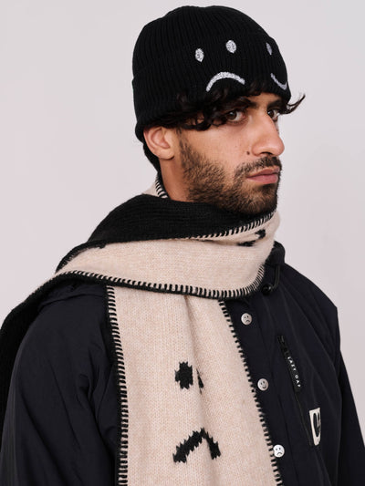 Happy Sad Chunky Scarf