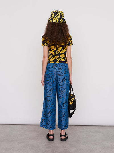 Lazy Oaf Squish Face Wide Leg Pants