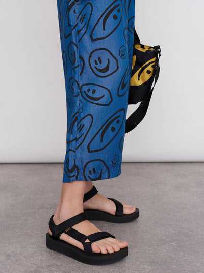 Lazy Oaf Squish Face Wide Leg Pants