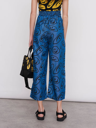 Lazy Oaf Squish Face Wide Leg Pants
