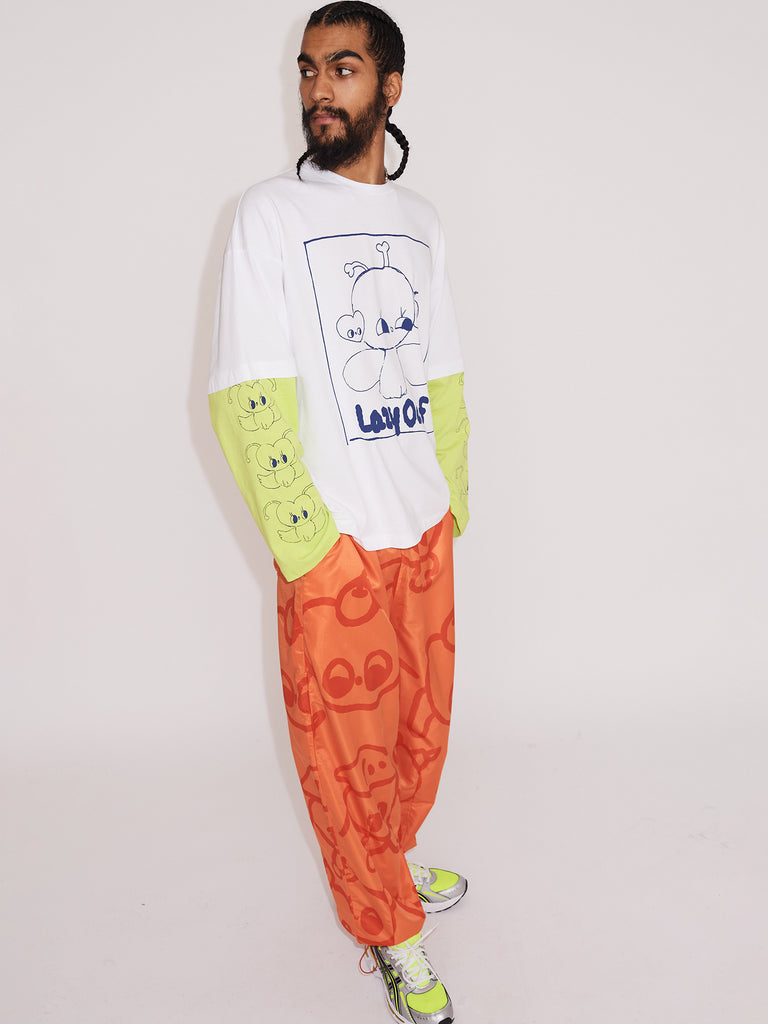 パンツ lazy LO x Nhozagri Orange Trackpants – Lazy Oaf