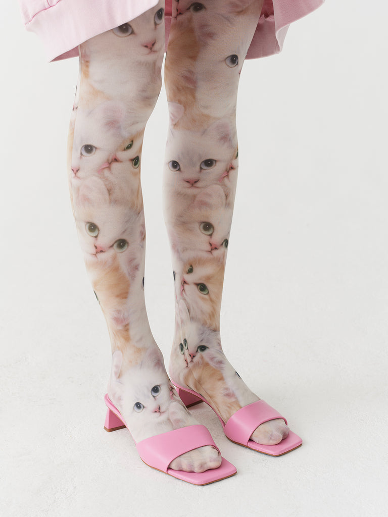 Lazy Oaf Cat Tights - Main Image