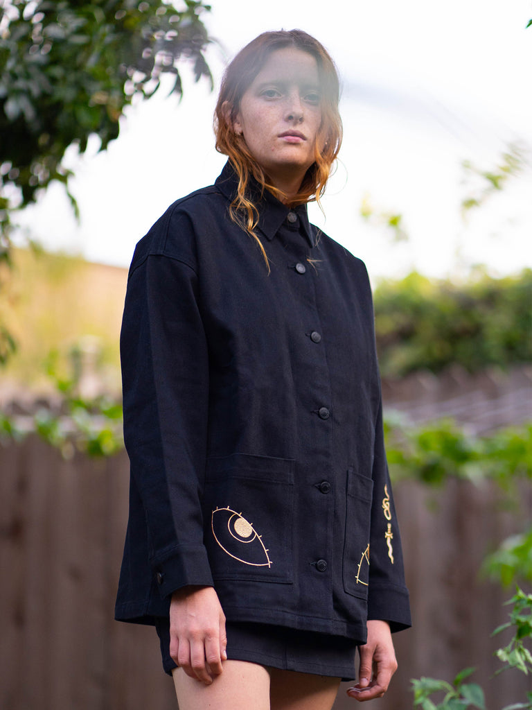 LO x Laura Callaghan Sun Worshipper Chore Jacket – Lazy Oaf