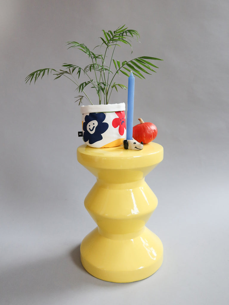 lazy oaf plant pot Lazy Oaf Flower Bed Print Plant Pot