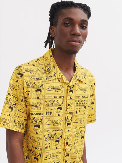 Lazy Oaf For Your Safety Only Bowling Shirt