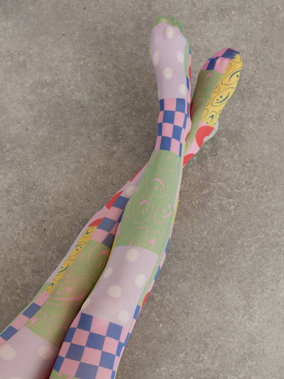 Lazy Oaf All the Prints Tights