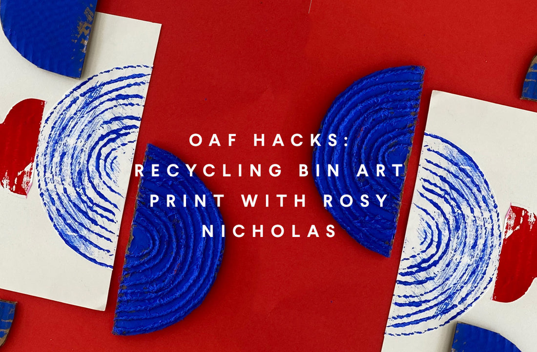 Oaf Hacks: Recycling Bin Art Print With Rosy Nicholas
