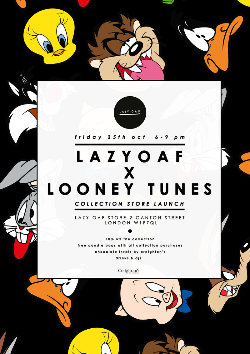 Lazy Oaf x Looney Tunes Launch In Store
