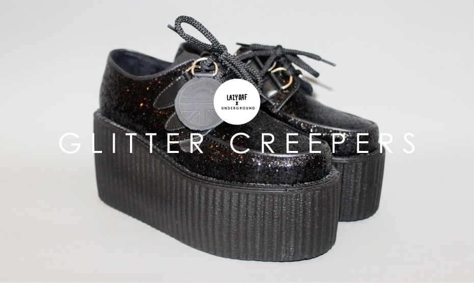Lazy Oaf x Underground Glitter Creepers