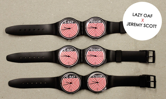 New In: Swatch Watches x Jeremy Scott – Lazy Oaf