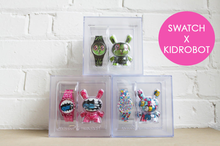 New In: Kid Robot X Swatch