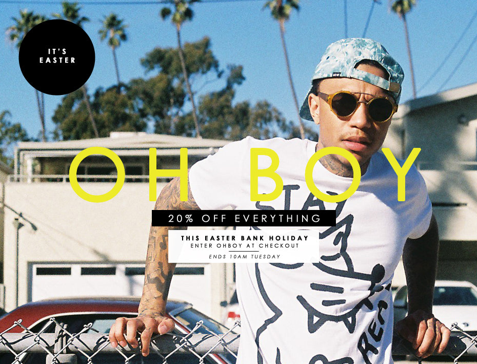 Oh Boy: 20% Off Bank Holiday Discount