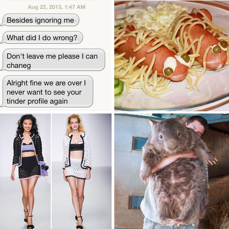See You Next Tuesday: Tinder Takeover, Hairy Sausages and Patrick the Wombat