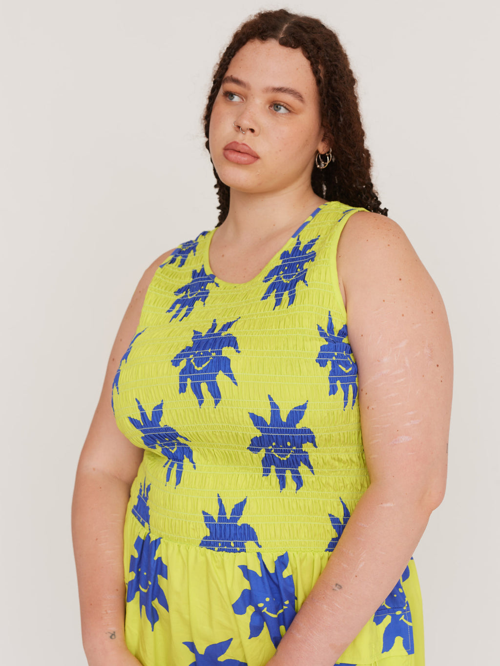 Sunny Shirred Dress Lazy Oaf Sunny Shirred Dress Lazy Oaf