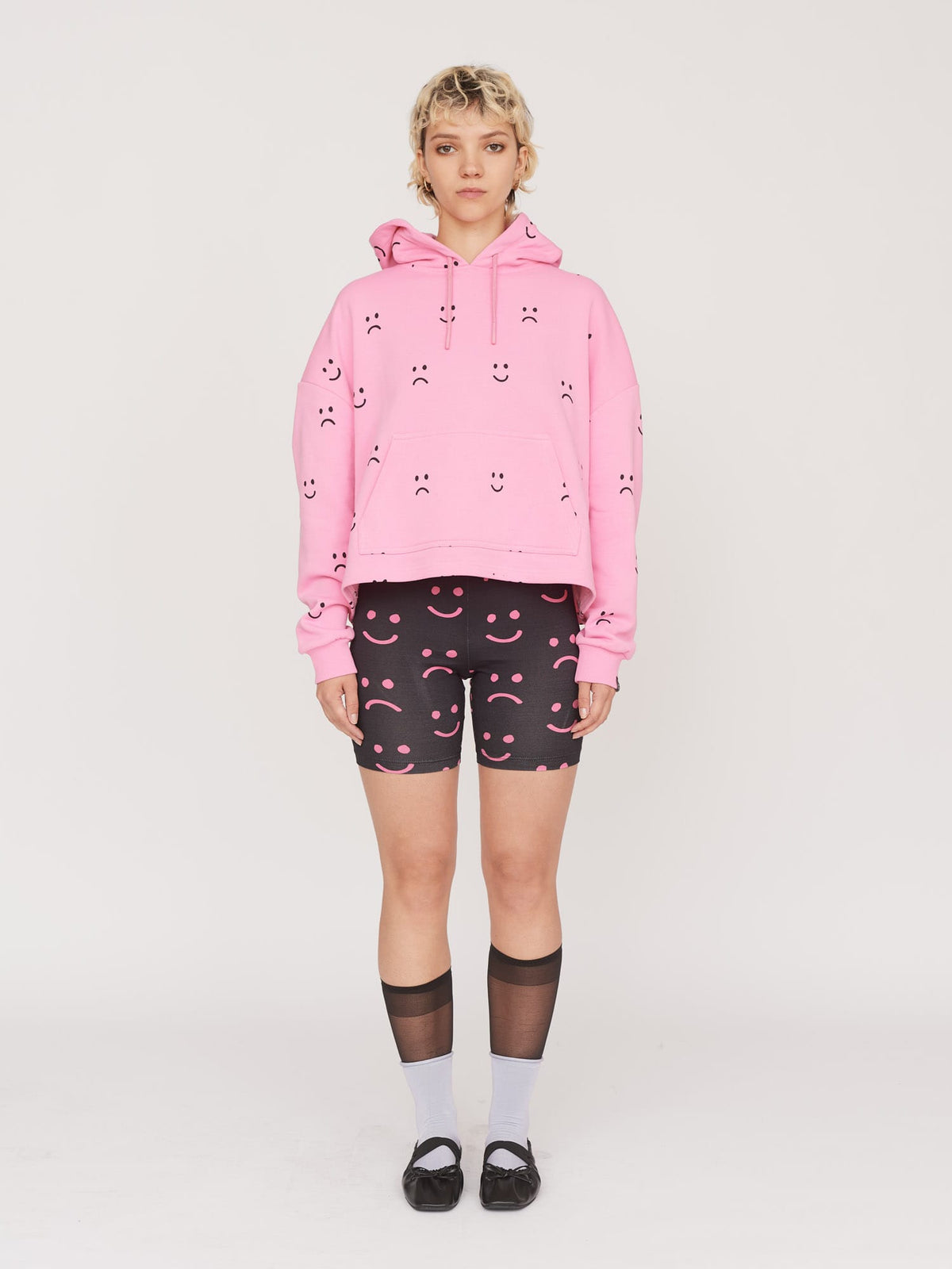 Happy Sad Boxy Hoodie