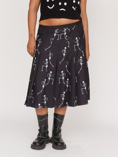 Skelly Pleated Skirt