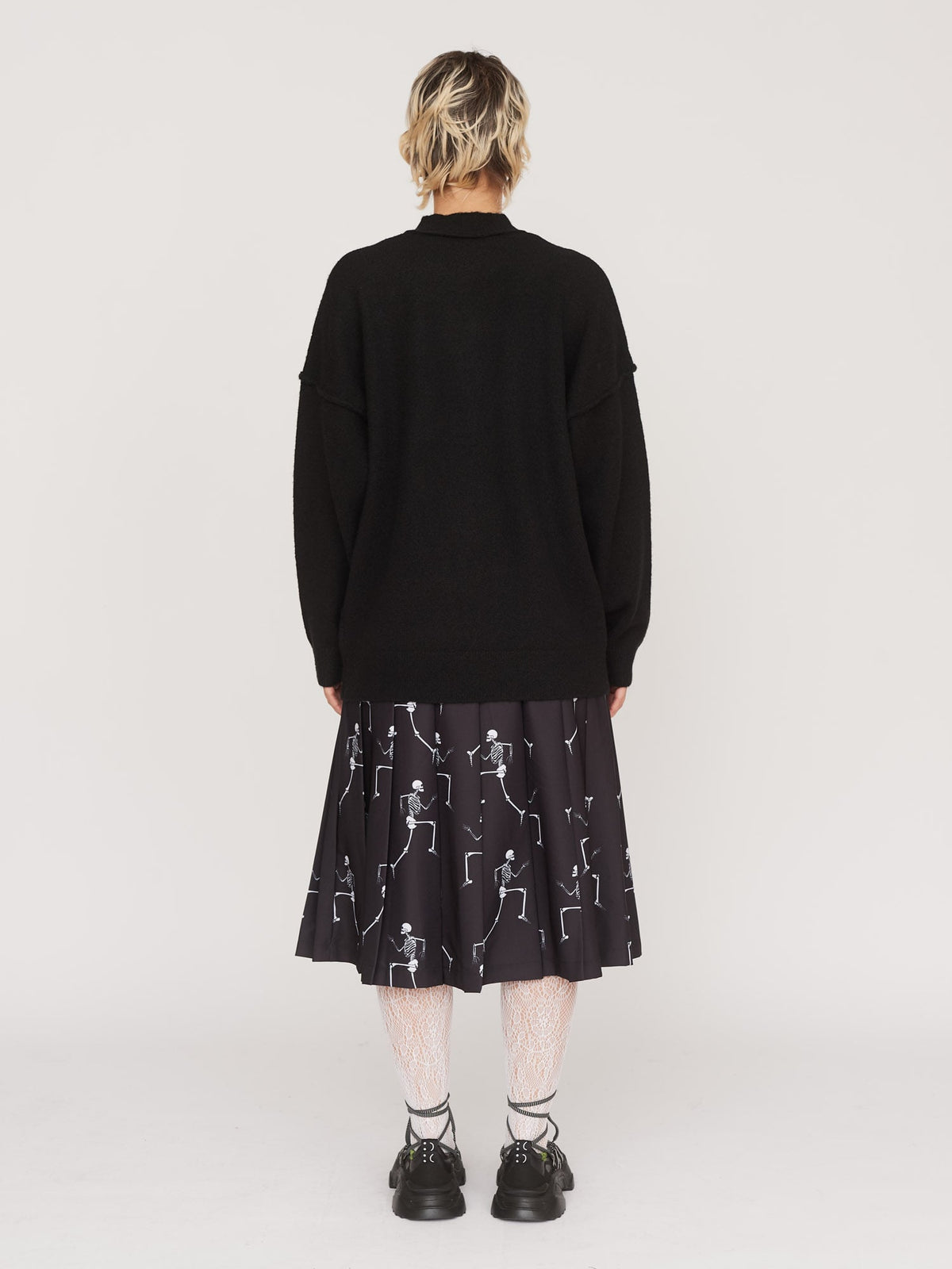 Spray Smile Reversible Knit Jumper