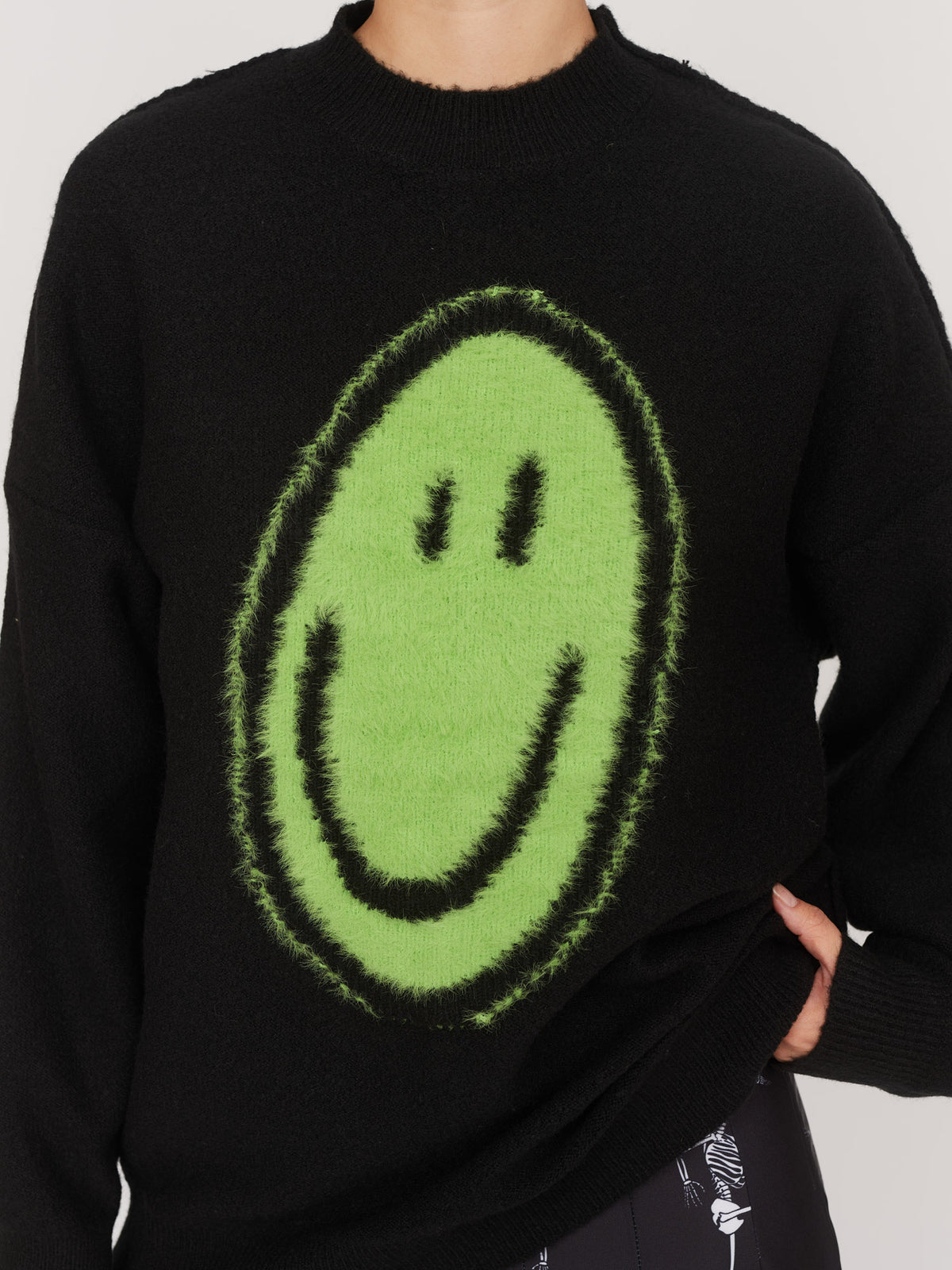 Spray Smile Reversible Knit Jumper